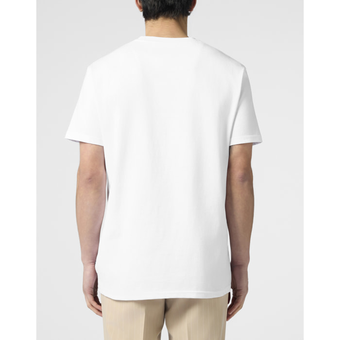 PHILIPP PLEIN Camiseta de cuello redondo y manga corta SIGNATURE