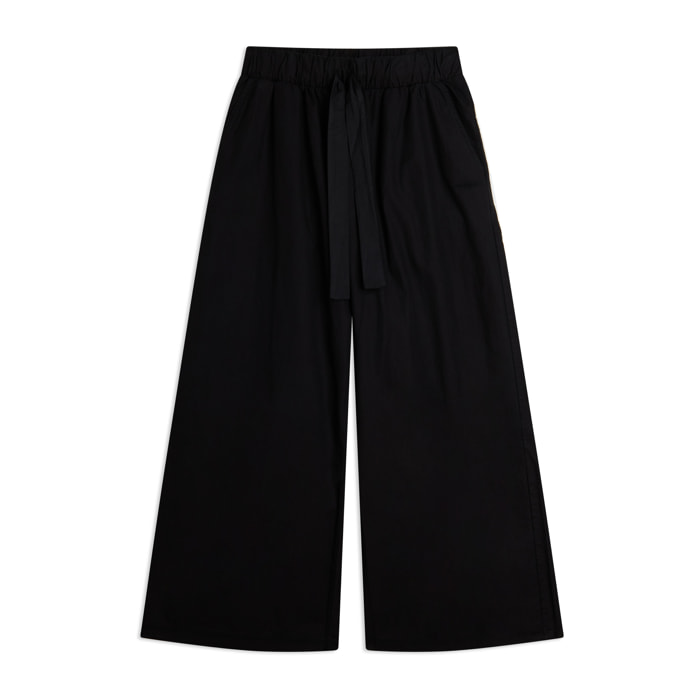 Pantaloni sportivi wide leg da donna in cotone stretch