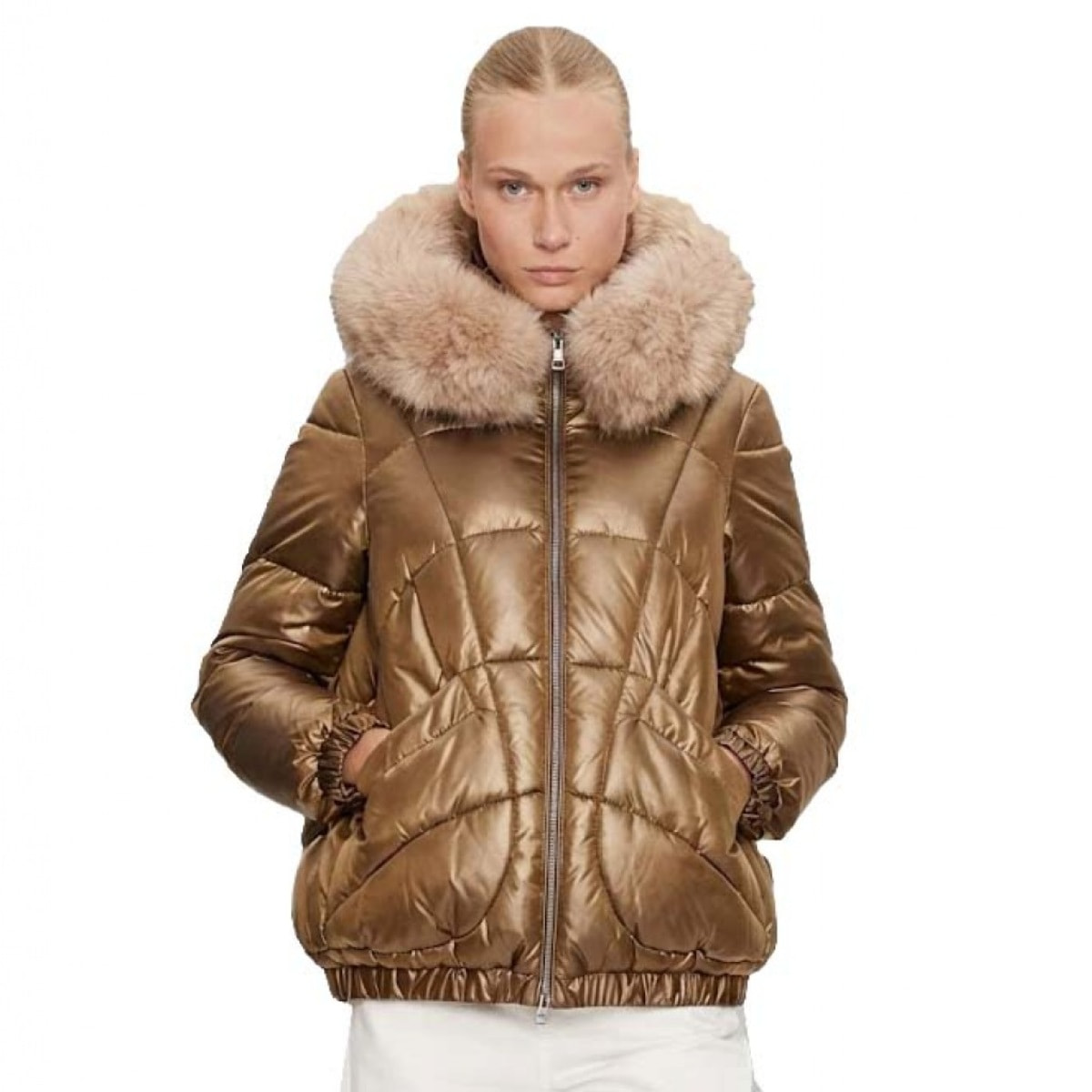 Abrigos Mujer de la marca GEOX  modelo 155021 MARRON