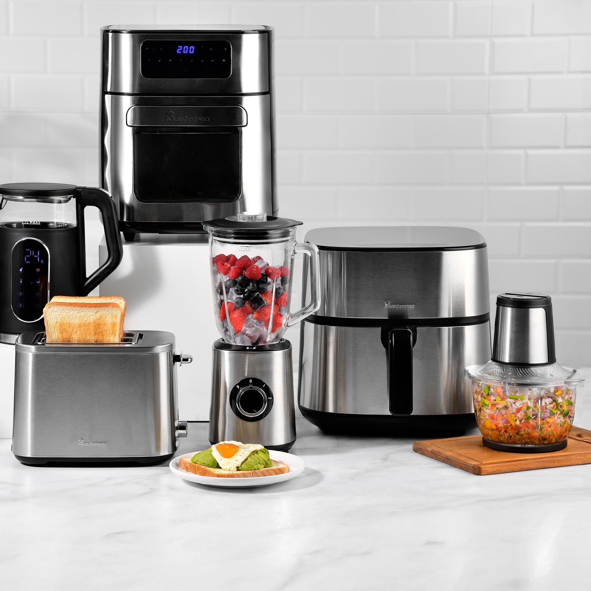 MasterPRO SURROUND 800 Freidora de Aire 8L 2000W / Sistema Calentamiento Dual / Pantalla táctil LED / 11 Programas de Cocción