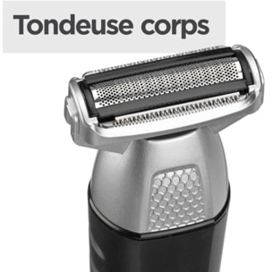 Tondeuse multi usages BABYLISS 11 en 1 MT812E, 4 hauteurs de coupe, précision 0,5 mm, autonomie 240 mn