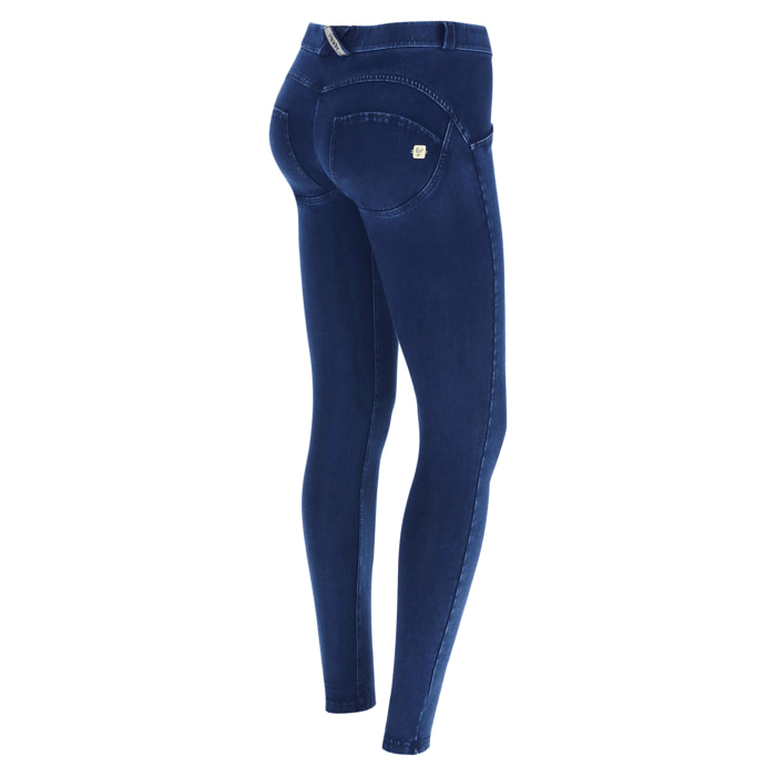 Jeggings push up WR.UP® superskinny jersey-denim organico