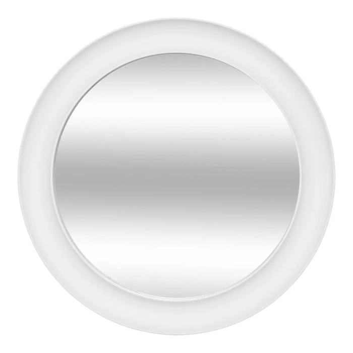 Miroir rond "Solal" D58cm blanc