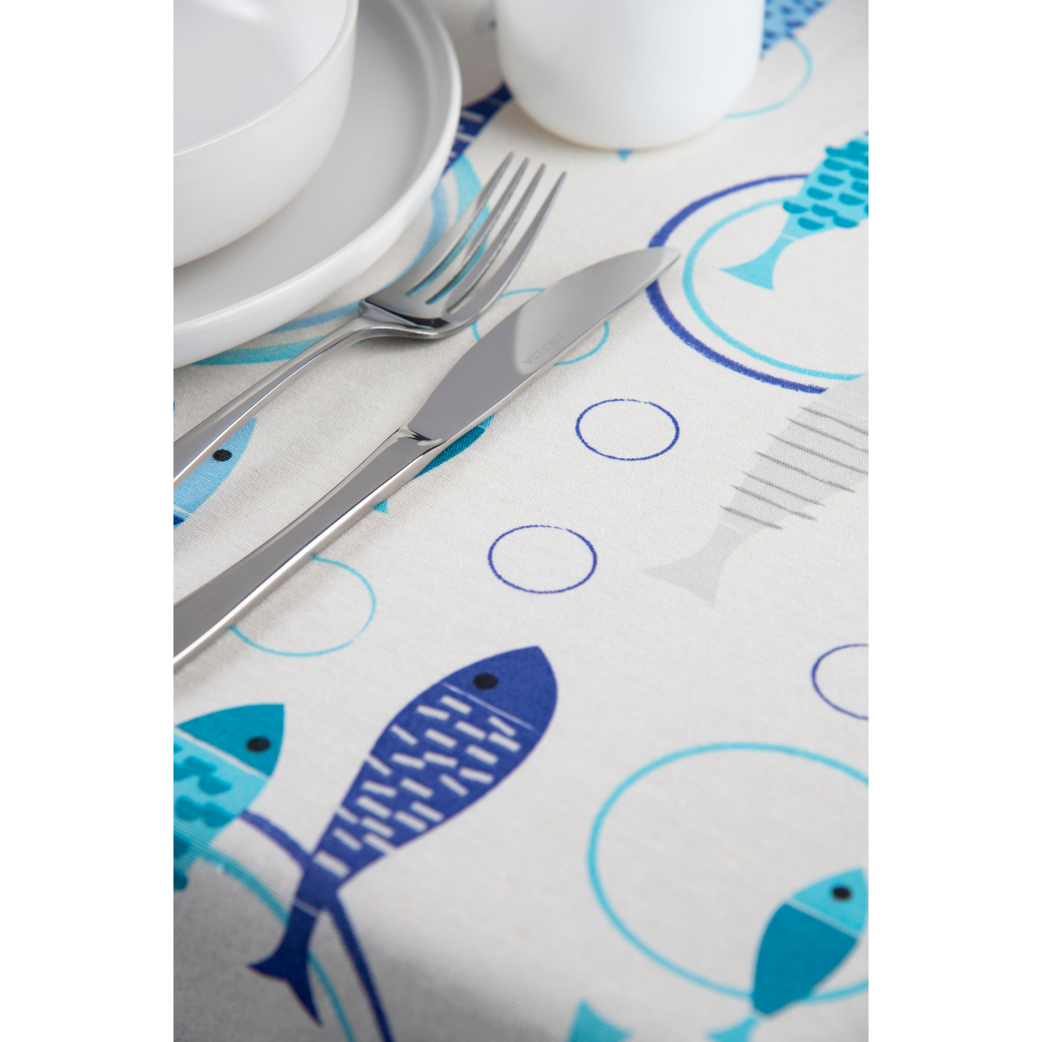 Nappe 140×180 Excelsa – North Sea, Coton Multicolore