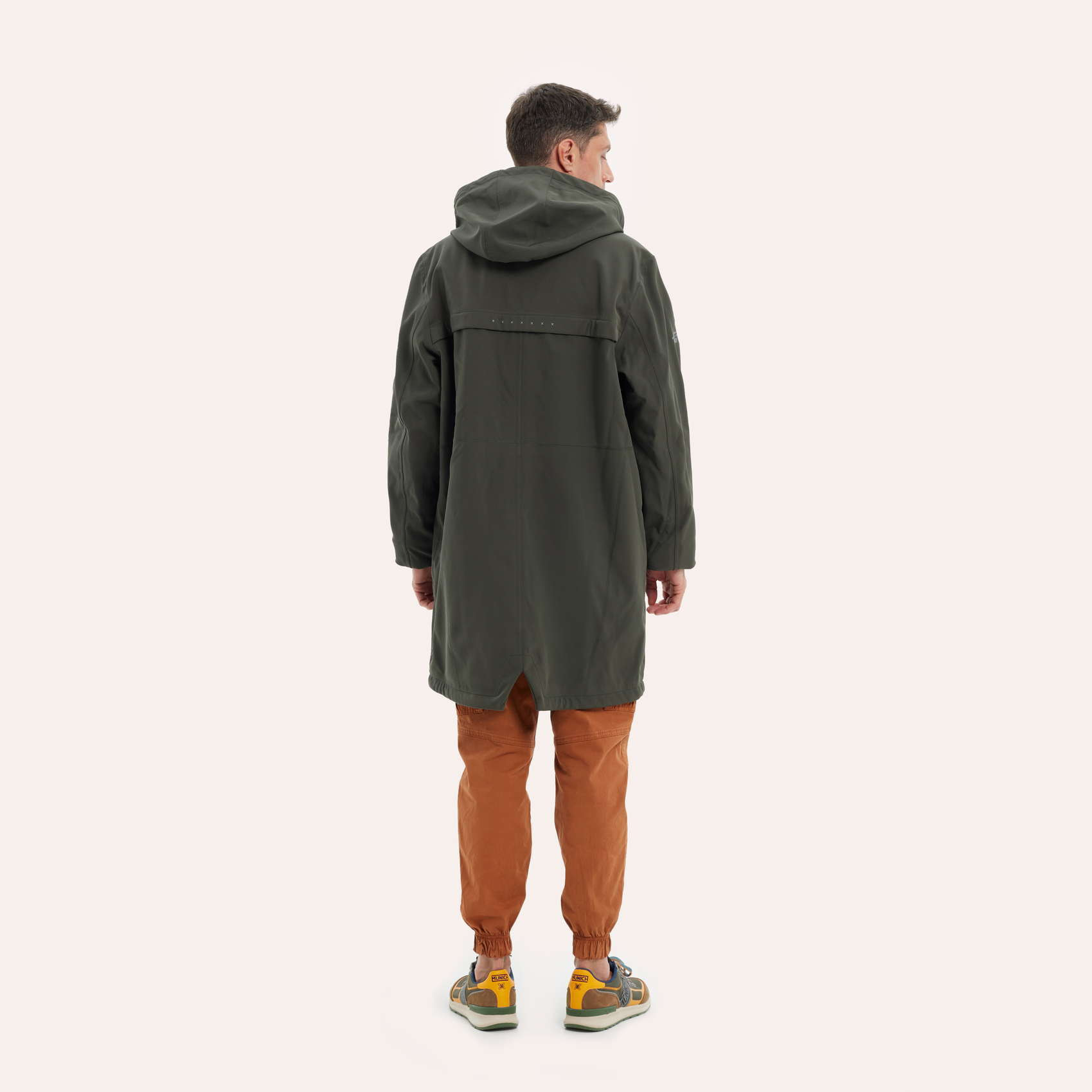Parka MUNICH rain lifestyle de poliéster caqui