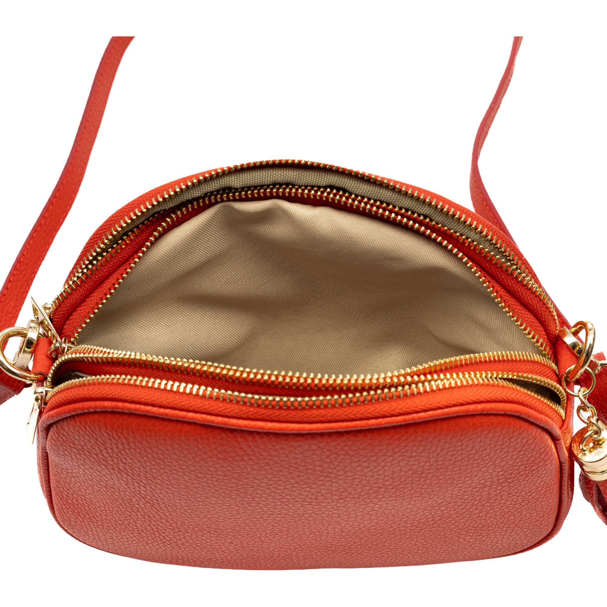 Aliminusa bolso bandolera Mujer. Piel auténtica Dollaro.