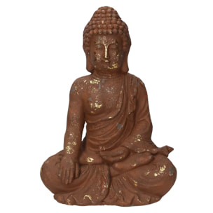 Buddha in resina bronzo cm28x19,5h38