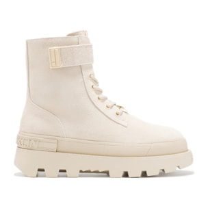 Botas de Mujer Corte Medio All Track Strap Beige