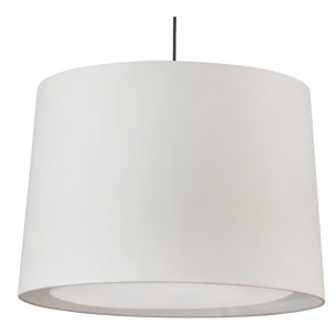 CONGA Lampe suspension beige avec fiche