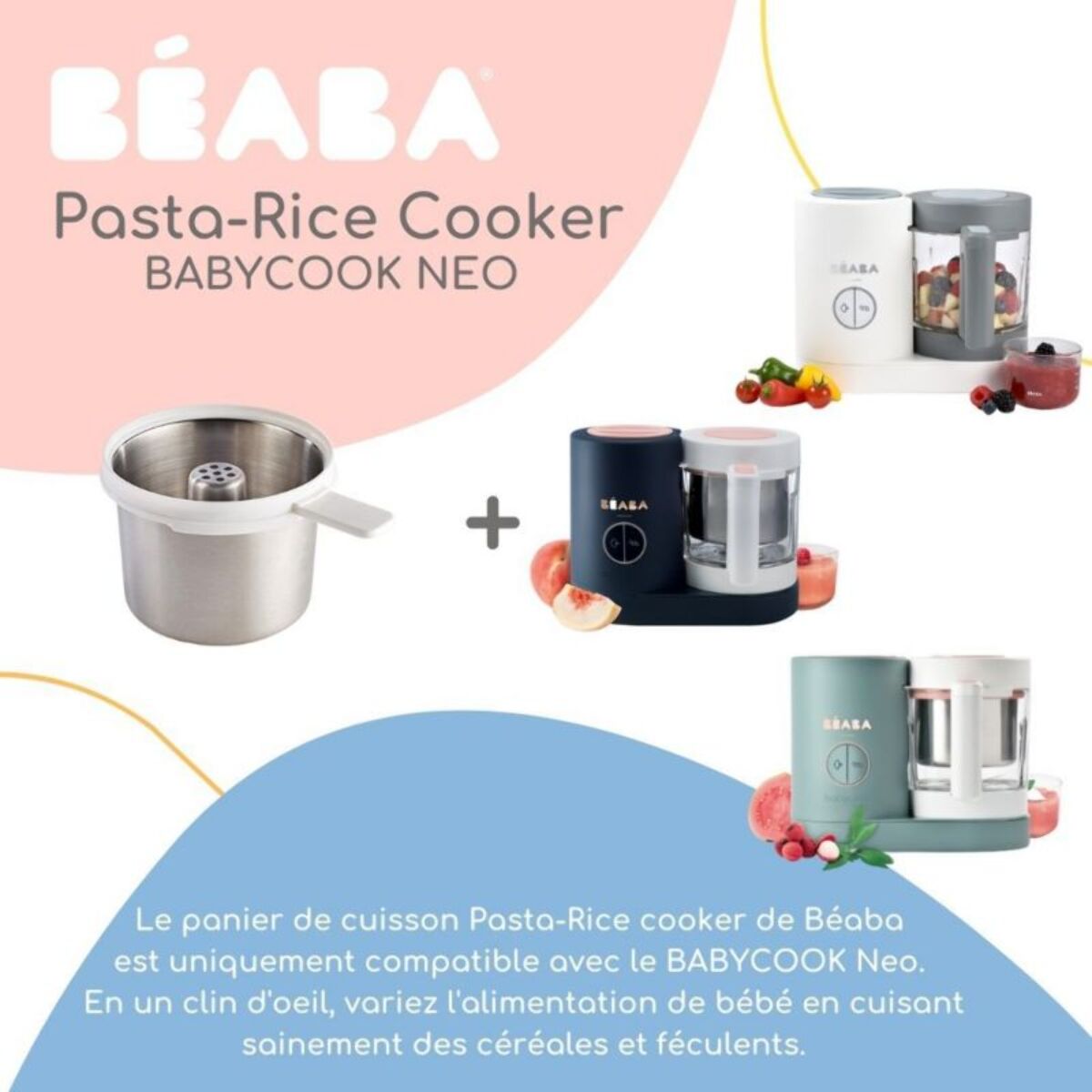 accessoire cuiseur riz BEABA Pasta / Rice cooker  Babycook