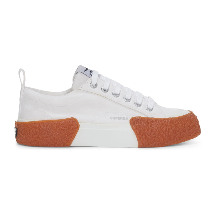 Sneakers Superga Uomo Donna Bianco 2660 Stripe Big Bumpers