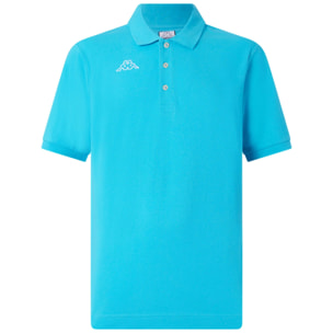 Polo Shirts Kappa Uomo Logo Life Mss Blu