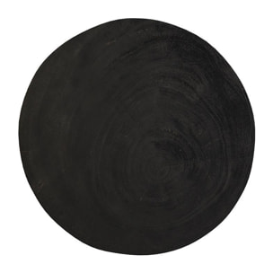 Table d'appoint Sonda noire en bois de suar D30 cm