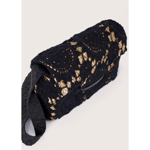 Camomilla - Borsa a tracolla BLACE in fibra naturale per donna