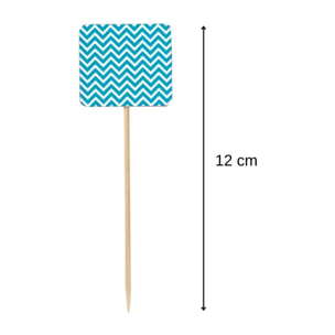 Lot de 50 cure-dents avec drapeau pour apéritif Fackelmann Nature