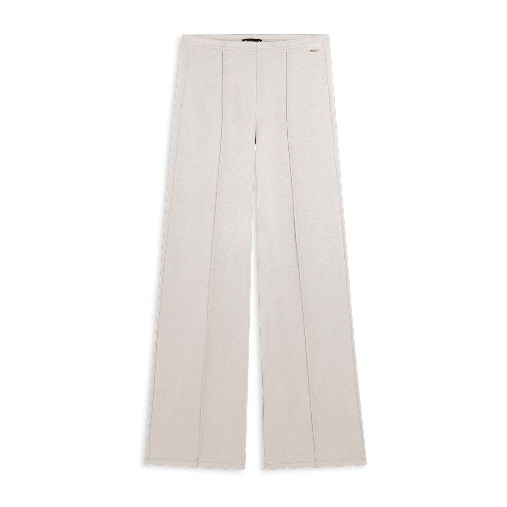 Pantaloni donna wide leg con cucitura centrale