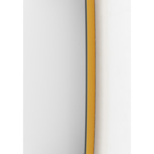 Set de espejos irregulares Singular aglomerado mostaza 60x47 y 40x32 cm