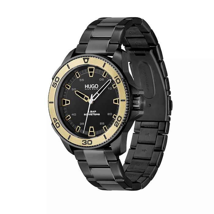 Reloj Hugo Boss 1530225 Hombre Analogico Cuarzo con Correa de Acero inoxidable