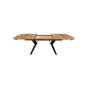 Table de repas extensible en bois de chêne massif 160/210cm - ECLIPSE XL