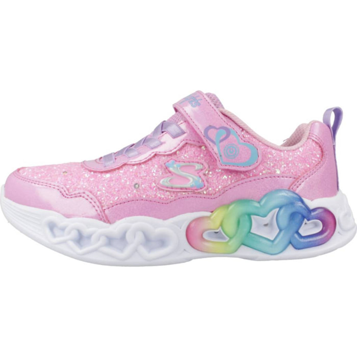 Zapatillas Niña de la marca SKECHERS  modelo INFINITE HEART LIGHTS - FRE Pink