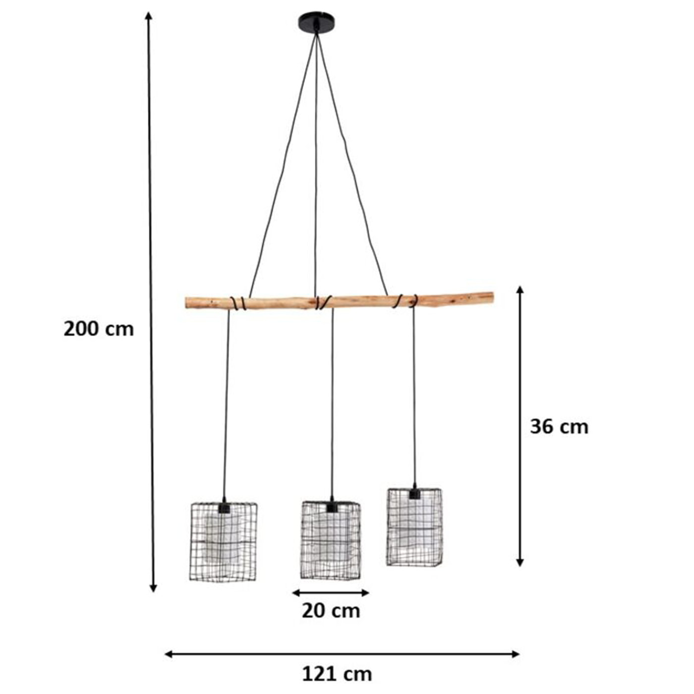 Suspension Three Grids Kare Design