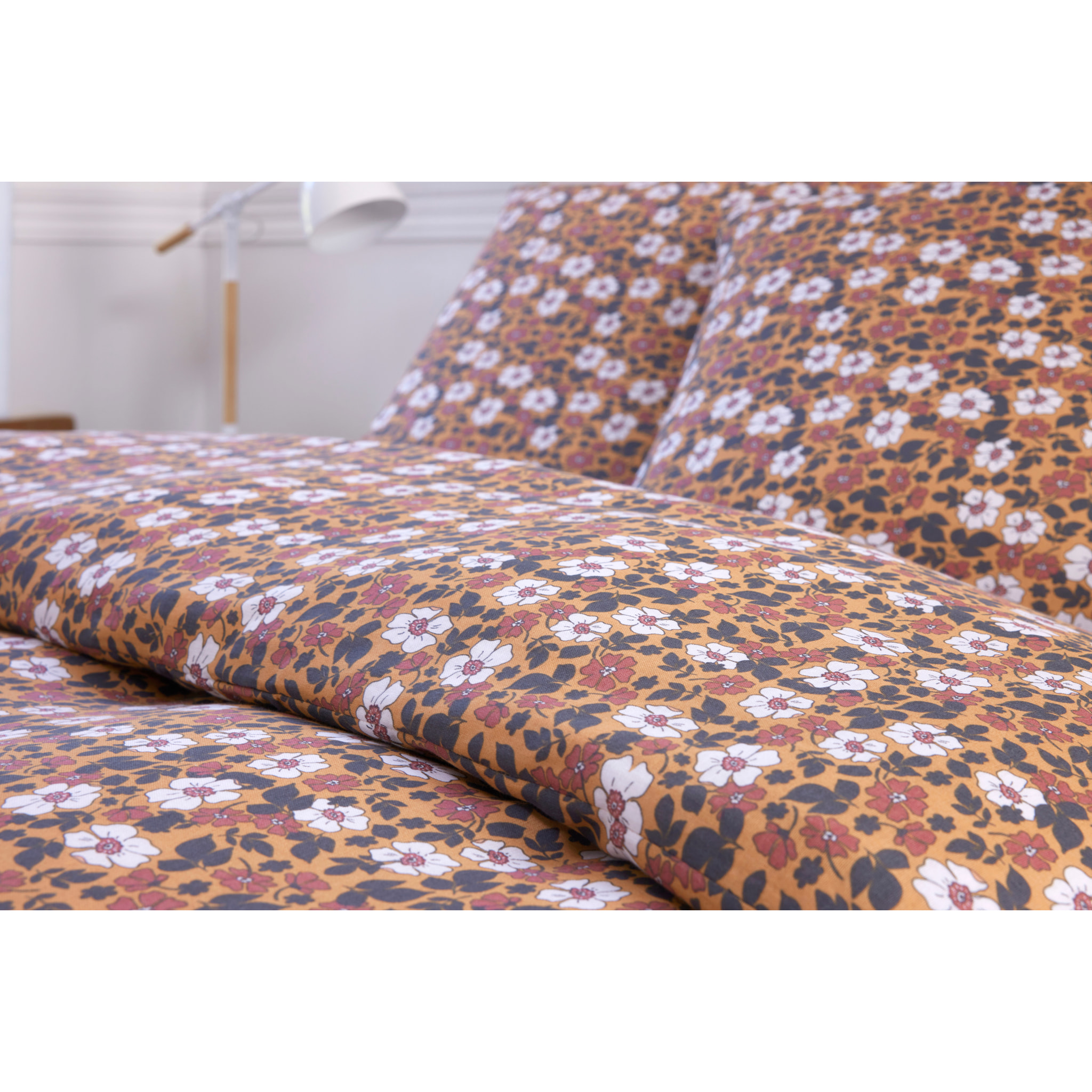 Parure housse de couette coton multicolore