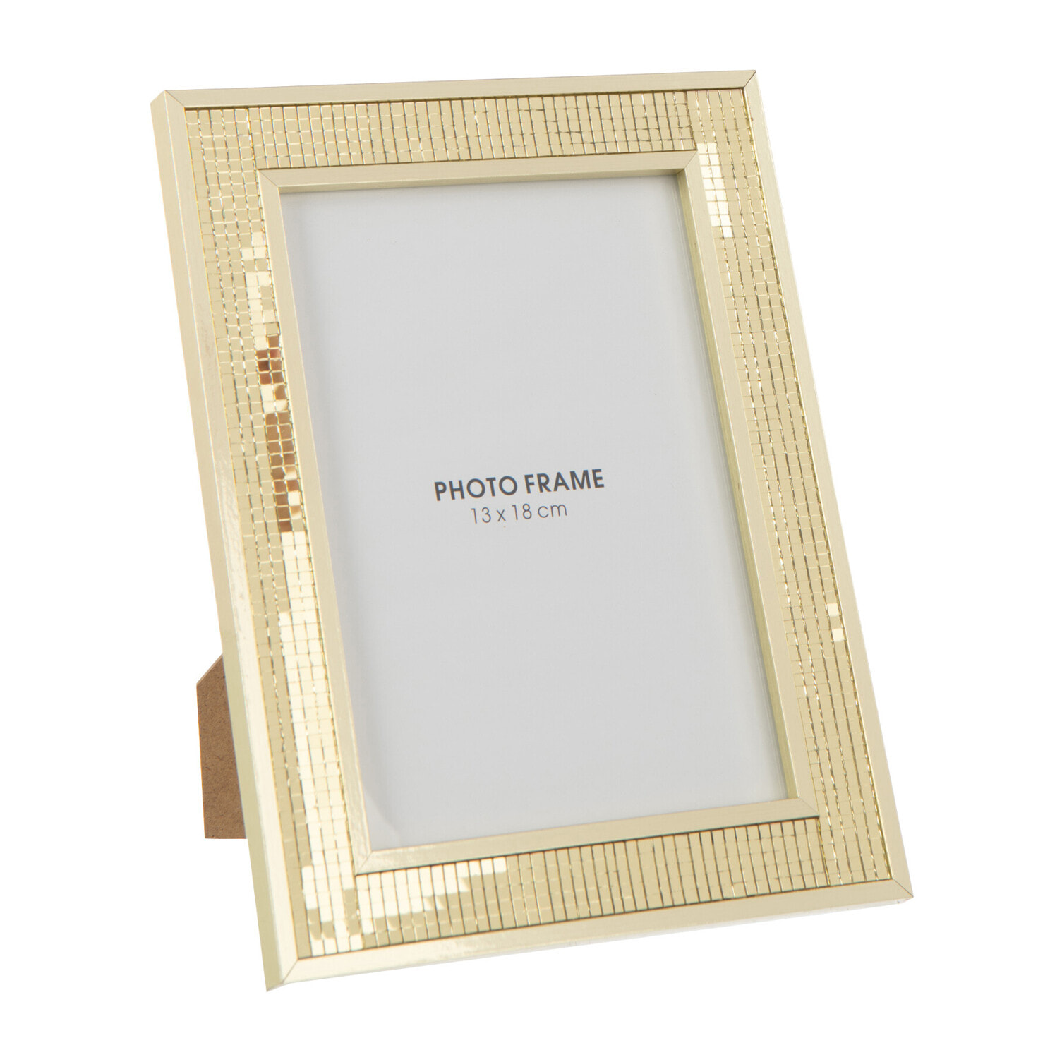 J-Line cadre photo Miroir - verre - or - large