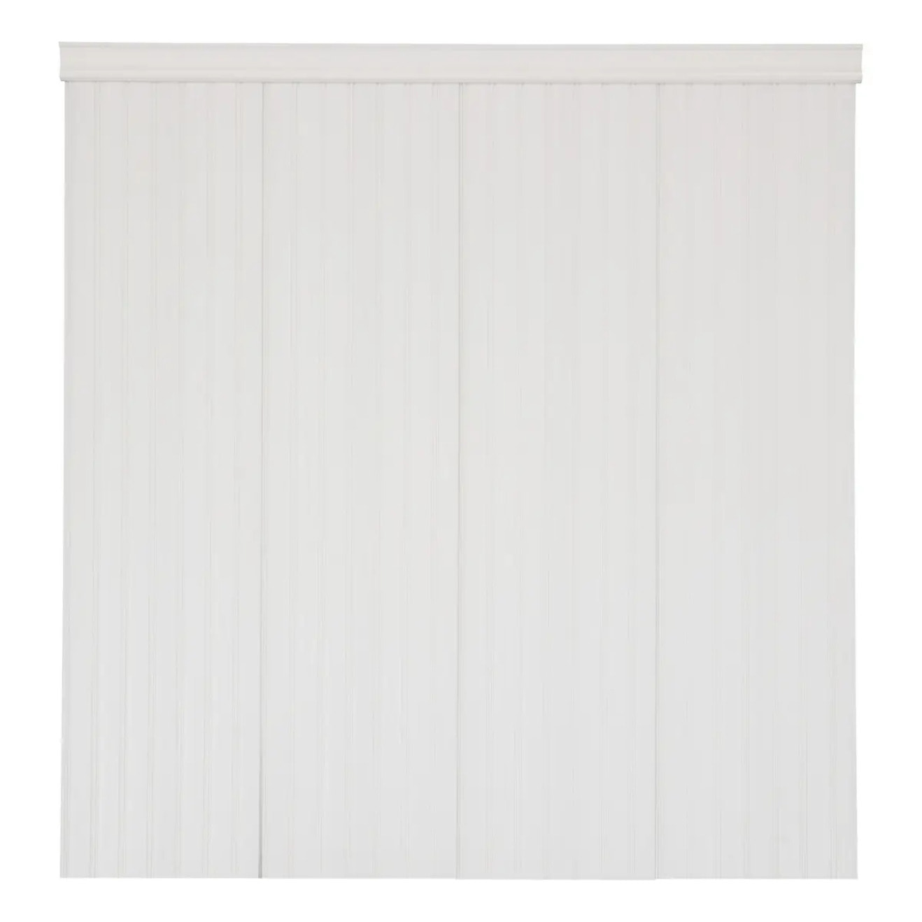 Lot de 4 panneaux soubassement Beny rectangulaire 24x100cm blanc