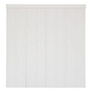 Lot de 4 panneaux soubassement Beny rectangulaire 24x100cm blanc