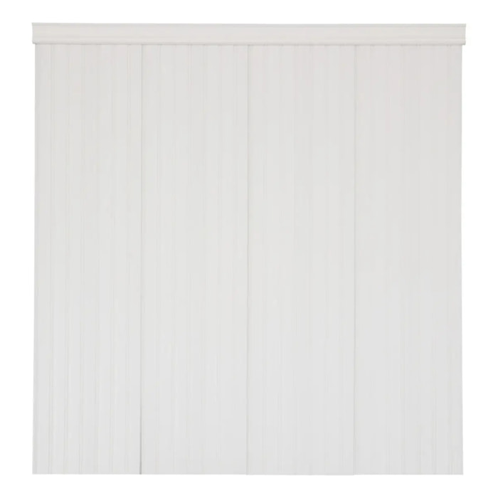 Lot de 4 panneaux soubassement Beny rectangulaire 24x100cm blanc