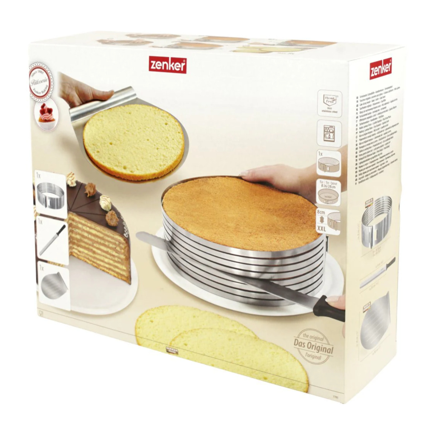 Set d'ustensiles de pâtisserie pour layer cake Zenker Smart Pastry