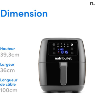 Friteuse sans huile NUTRIBULLET airfryer NBA071B