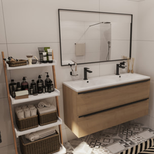 B-Way Mitigeur pour lavabo avec levier, Noir mat (SATBSBW271)