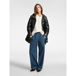 Elena Mirò - Chaqueta acolchada con capucha - Negro