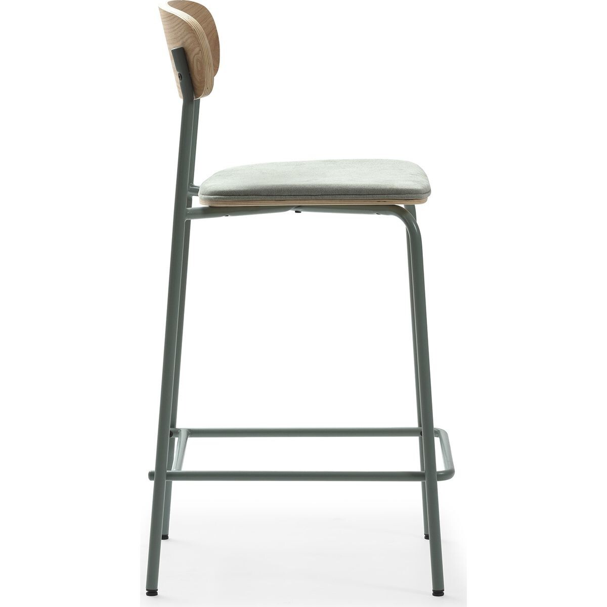 Lot de 2 tabourets de bar en tissu - SVALA