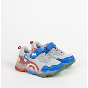 Deportiva Suela Tpr Con Luces Avengers