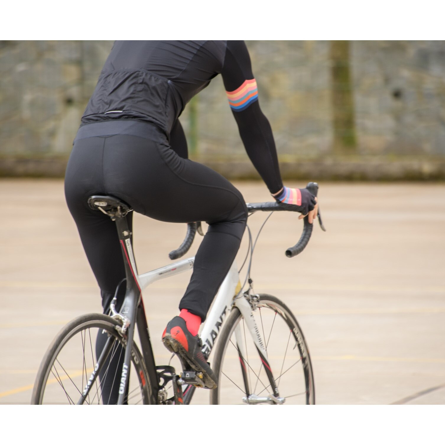 CULOTTE DE COMPRESIÓN CICLISMO PARA HOMBRE INTEGRAL BLUEBALL EN NEGRO
