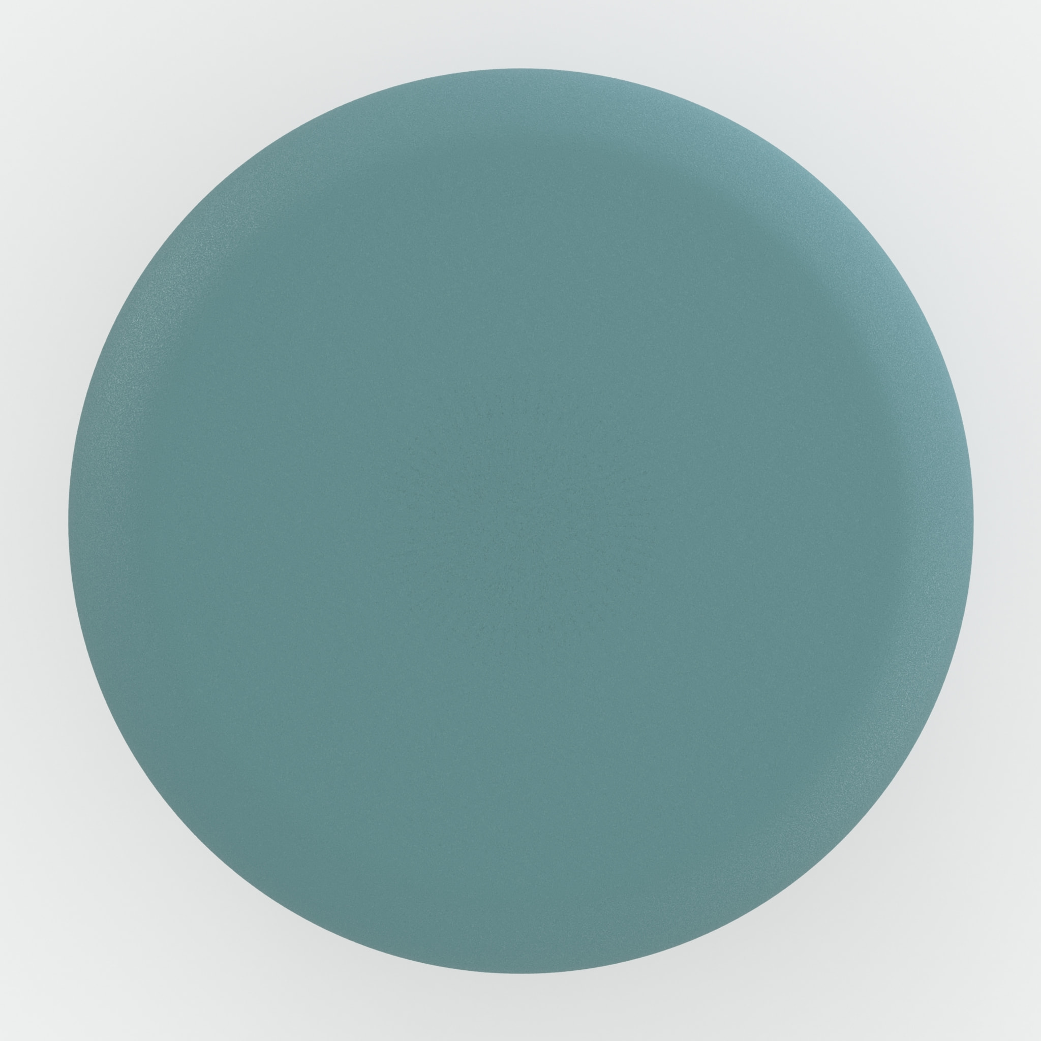 Table d'appoint ronde en métal bleu D37 cm - Aglaé