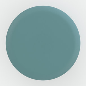 Table d'appoint ronde en métal bleu D37 cm - Aglaé