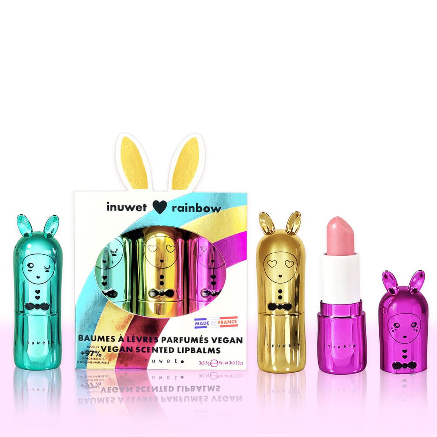Cheesecake Cupcake Milkshake - Coffret 3 Baumes à Lèvres