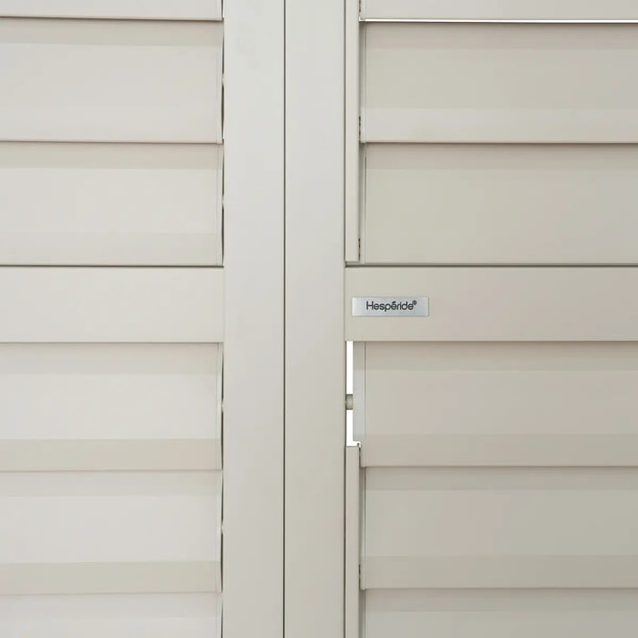 Persienne pour Pergola bioclimatique Evora 6x3,6 m argile