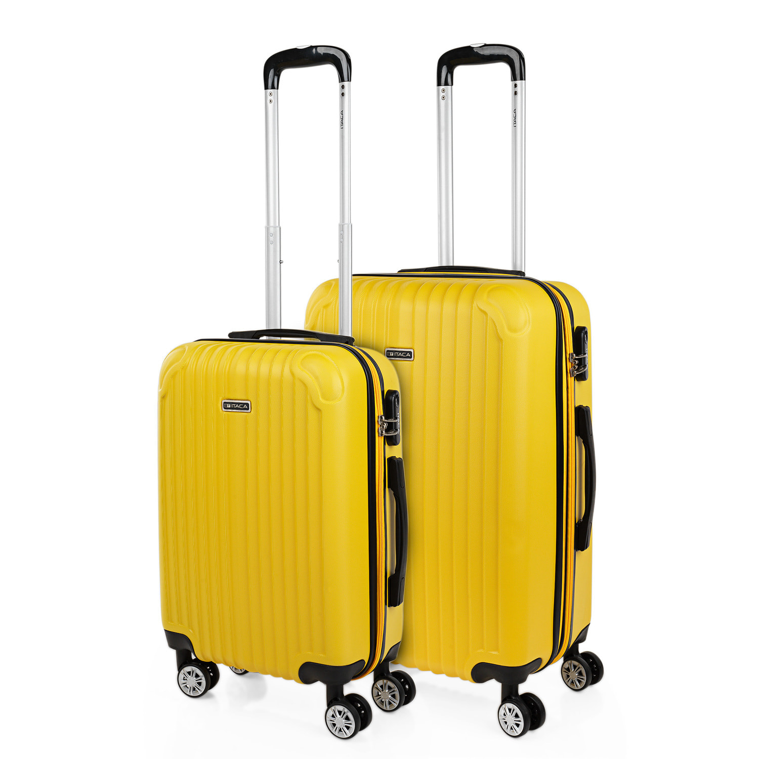 Maleta Itaca Sevron Set 2 Unidades Amarillo