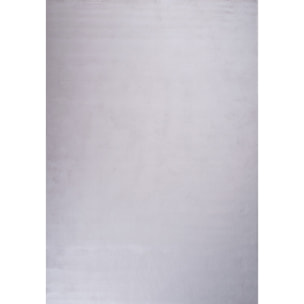 AVA - Tapis doux à poils longs lavable en machine - Gris