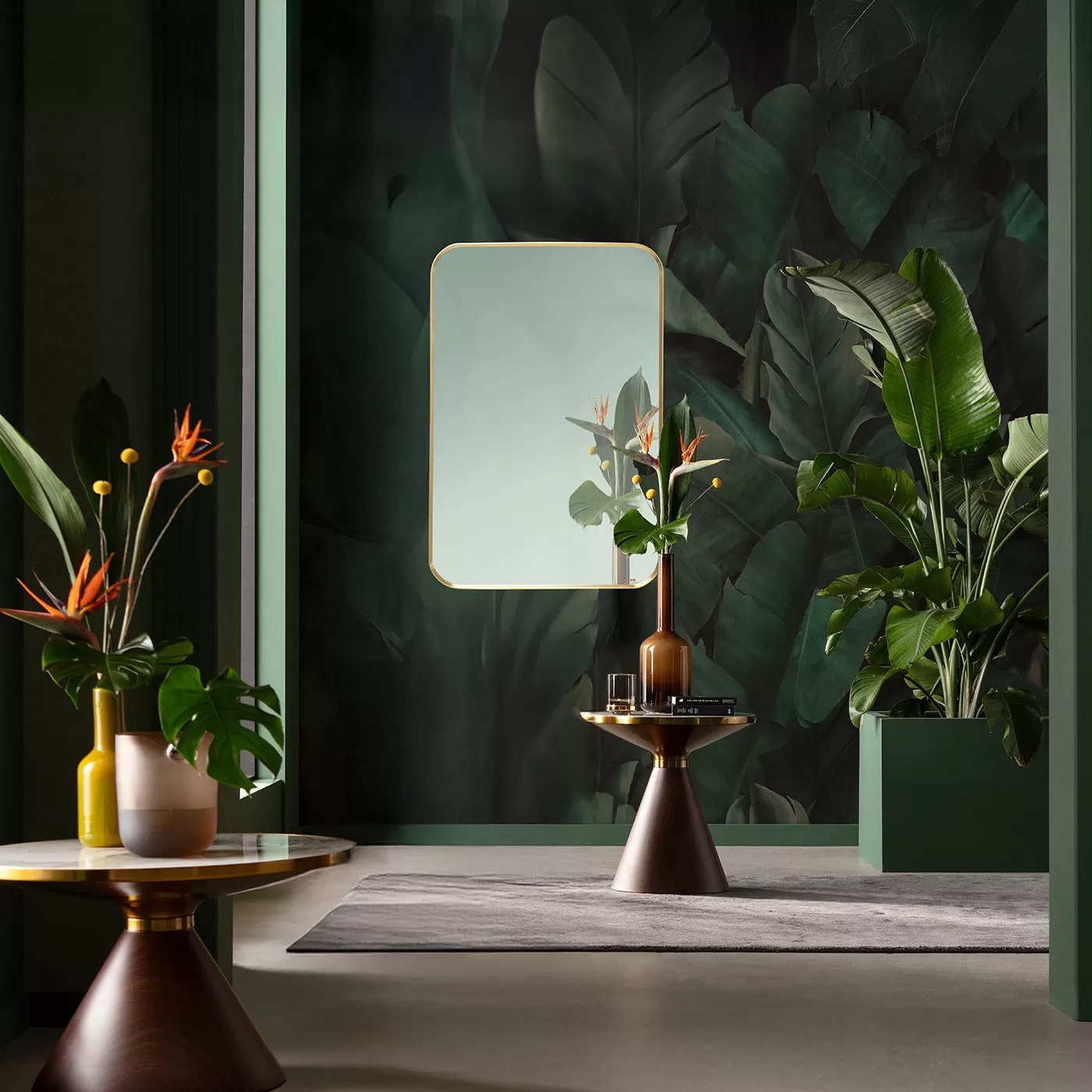 Miroir Simply 90x60cm laiton Kare Design