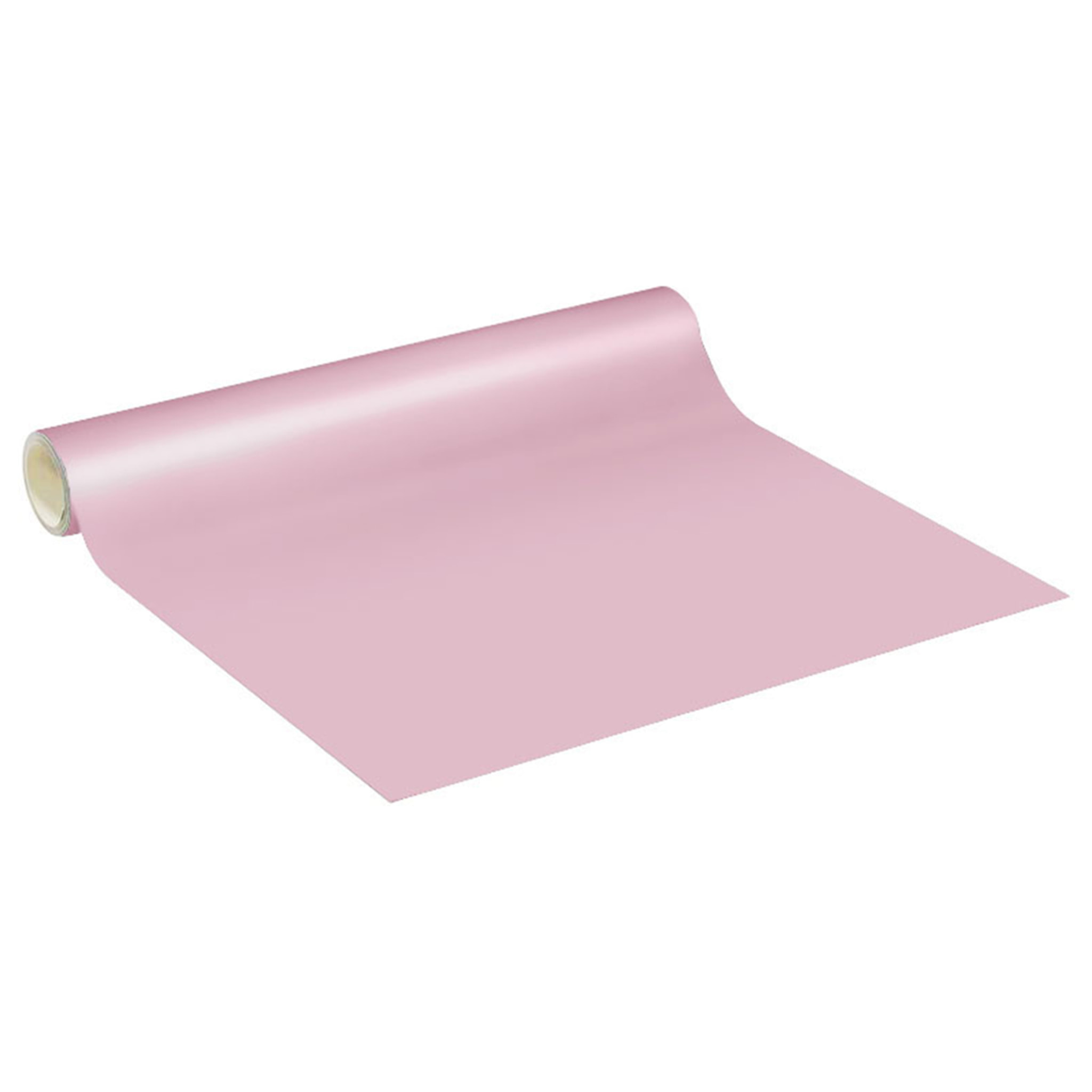 Rouleau adhésif décoratif Vinyle au Mètre - Rose poudre - Sticker Lavable Imperméable Mur Cuisine Meubles
