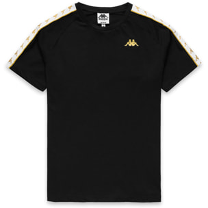 T-Shirts & Top Kappa Uomo 222 Banda Coen Slim Nero