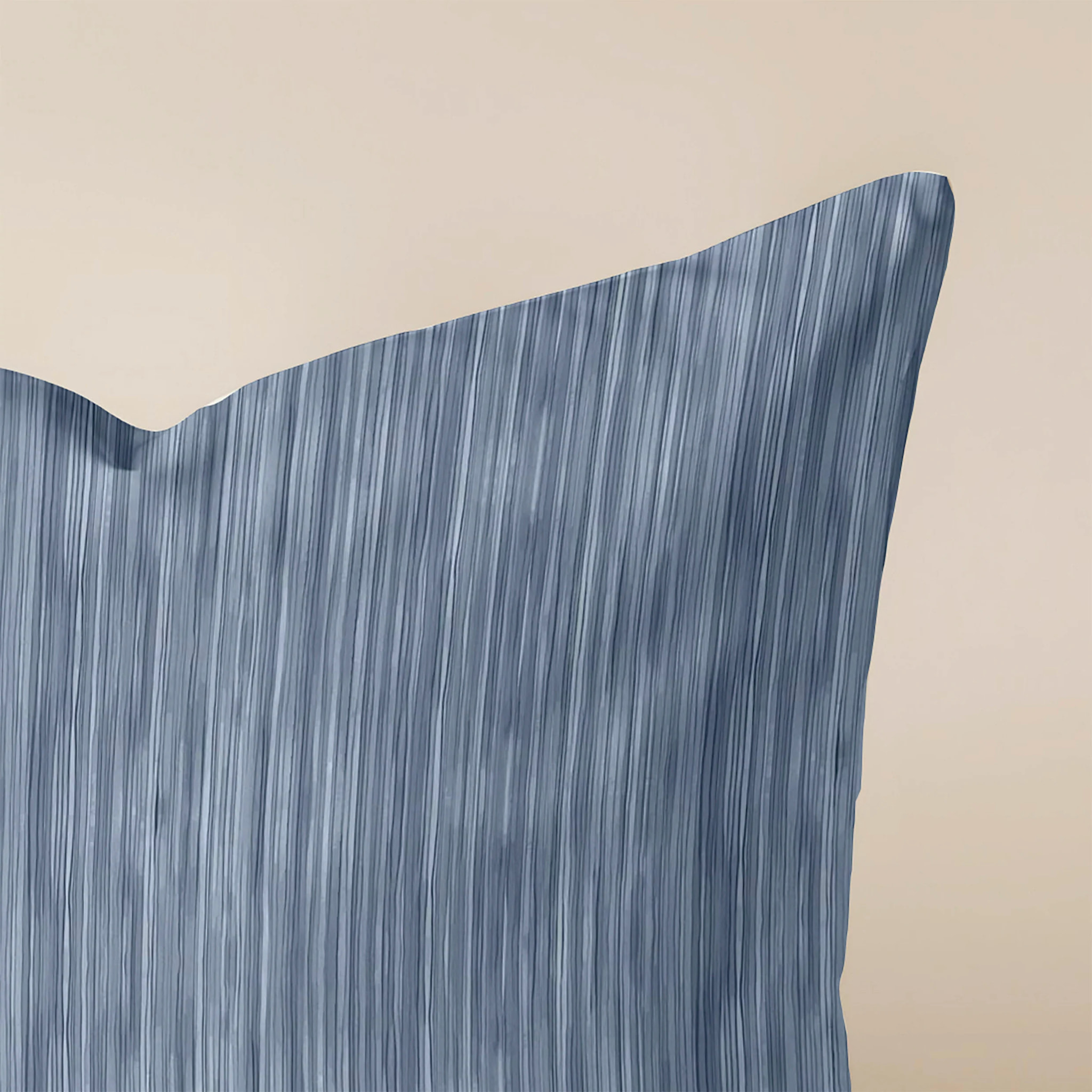 Housse de coussin Lesa 125 Steel Blue 45x45 cm 100% coton