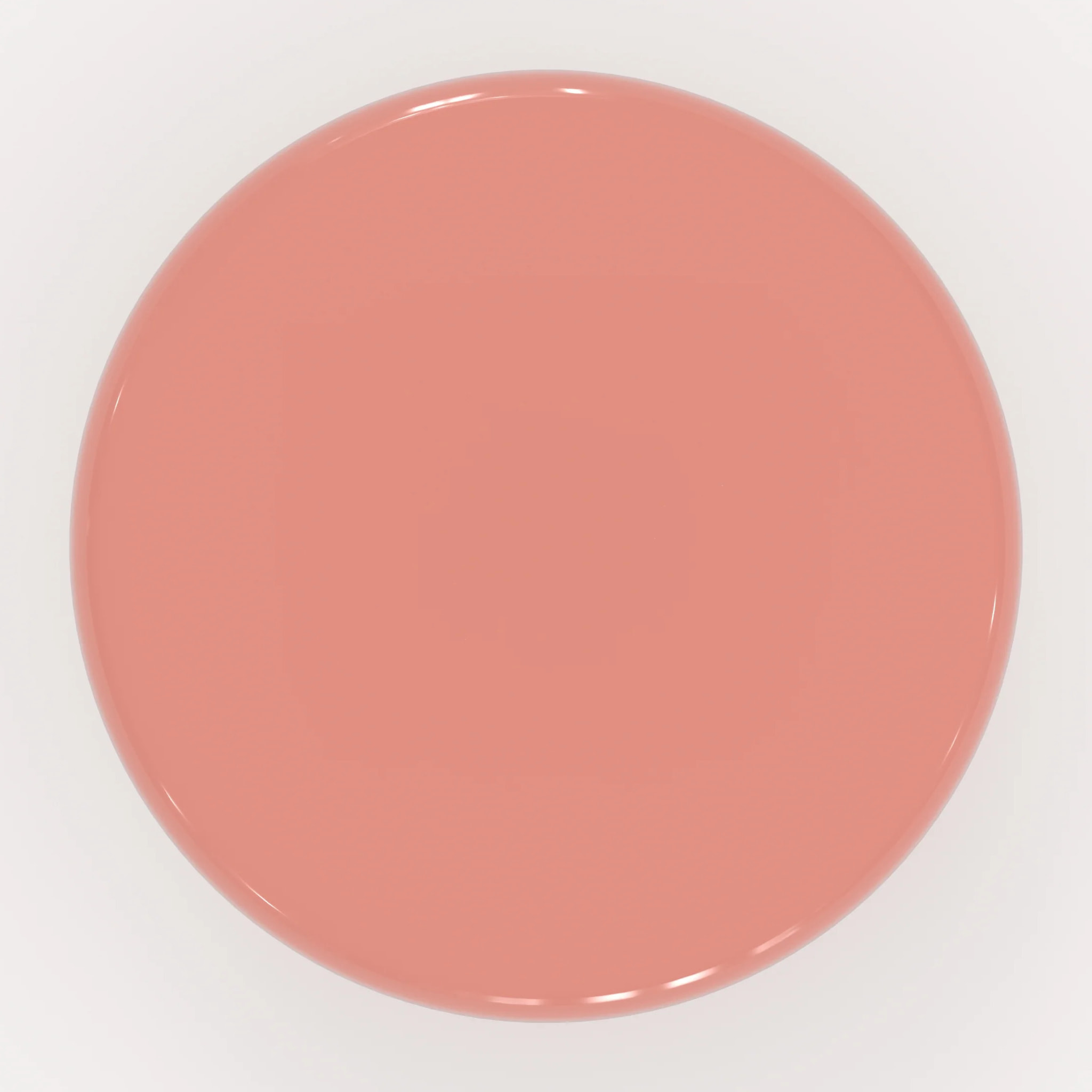 Table d'appoint ronde en métal rose D41 cm - Rosalie