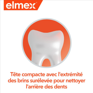 Pack de 6 - elmex - Brosse à Dents Manuelle Souple Anti-Caries Douceur