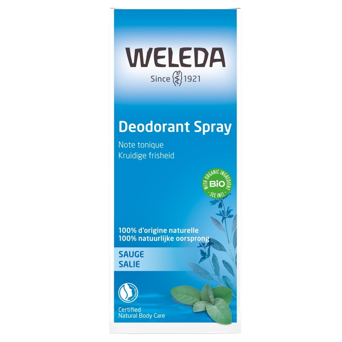 WELEDA - Déodorant spray Sauge - 100 ml